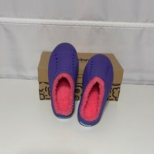 Native Kids Sneakers - Jefferson Cozy Purple and Pink NWT